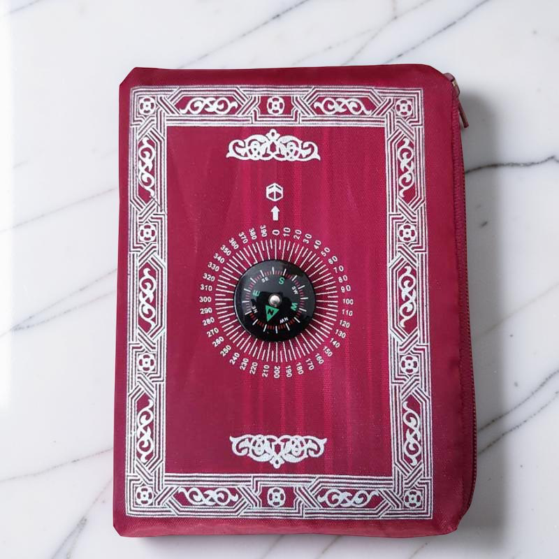 Waterproof Travel Prayer Mat with Compass