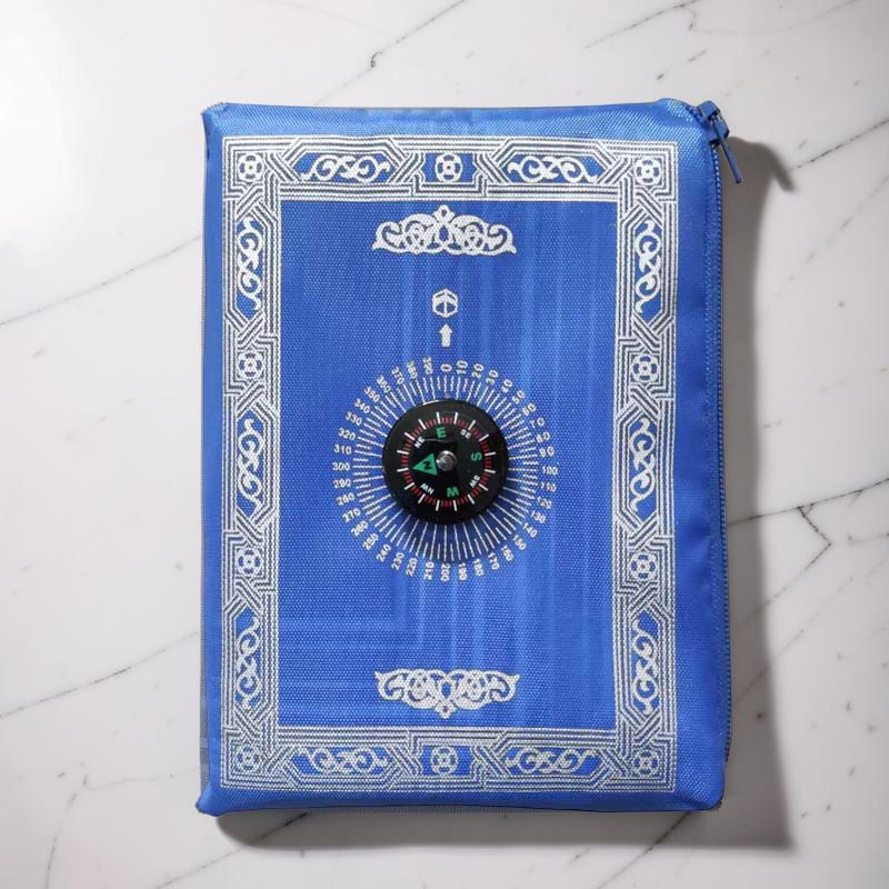 Waterproof Travel Prayer Mat with Compass