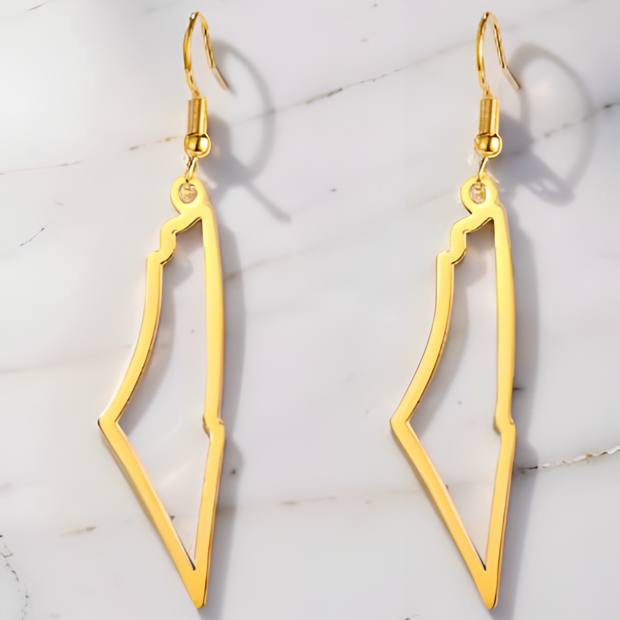 Palestine Outline Earrings