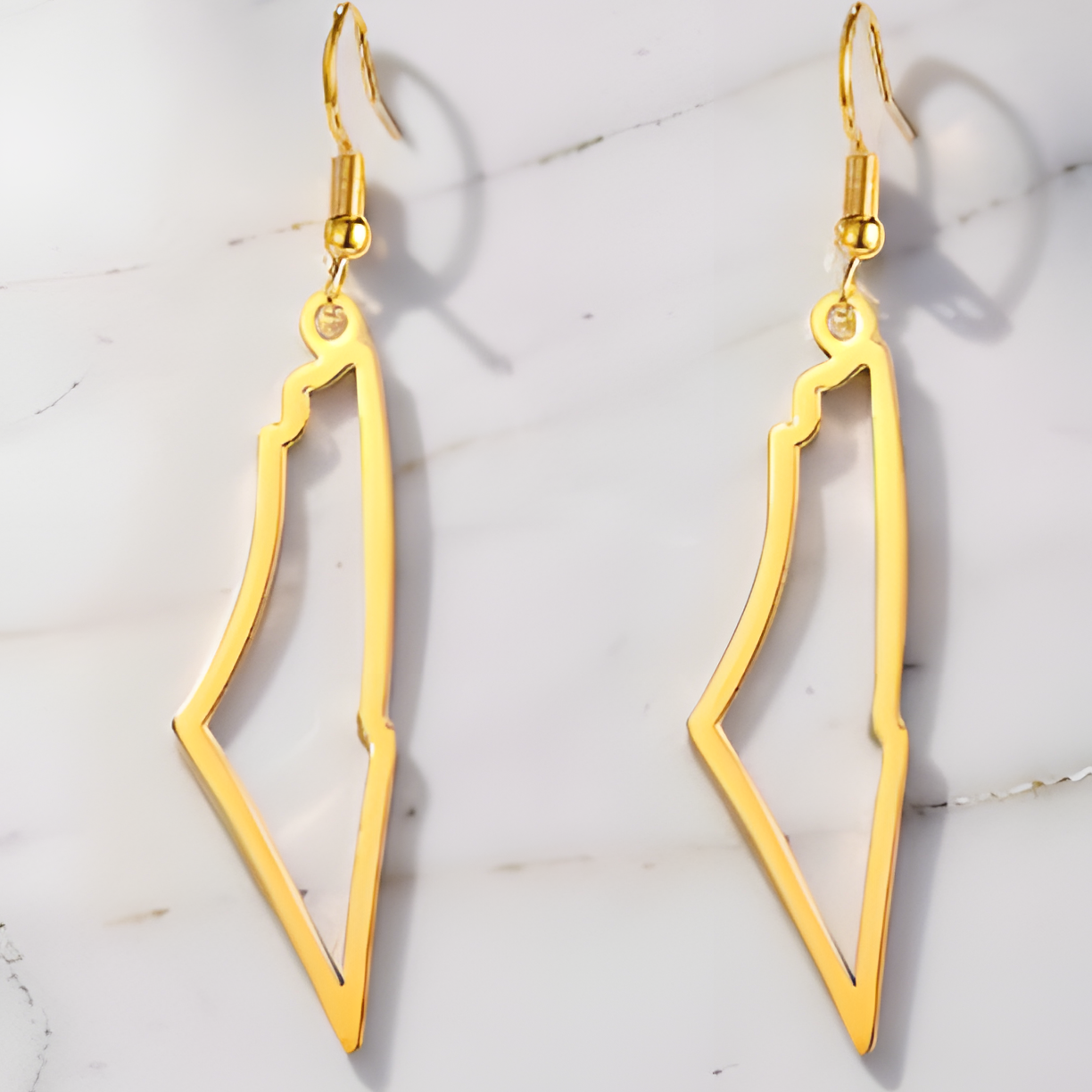 Palestine Outline Earrings